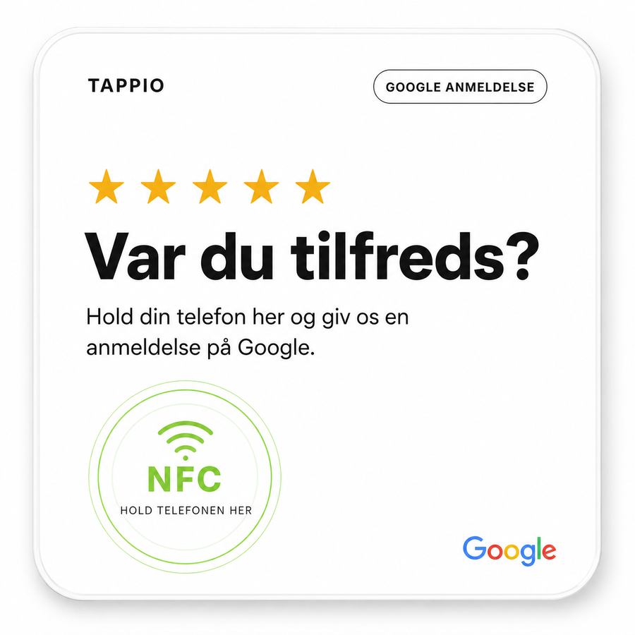 Google Anmeldelseskort